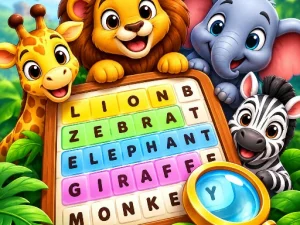 Animal Word Search Quest - Free Online Browser Word Puzzle