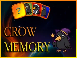 Crow Memory: gioco browser online gratuito per abbinare gli uccelli