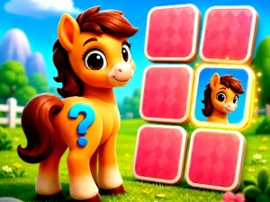 Cute Pony Memory Quest - Free Online Browser Memory Game