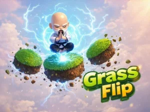Grass Flip: gratis online platform-logische puzzel