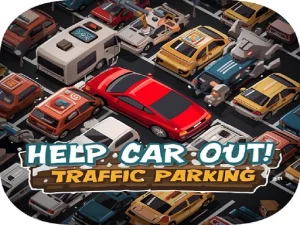 Pomóż wydostać samochód! Parking w ruchu drogowym - odblokuj najlepszą łamigłówkę Gridlock