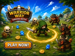 Warrior Way: Ultimate 2D Survival Brawler & Action Game