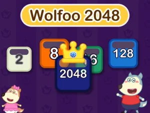 Wolfoo 2048: Kostenloses Online-Drop-and-Merge-Zahlenrätselspiel